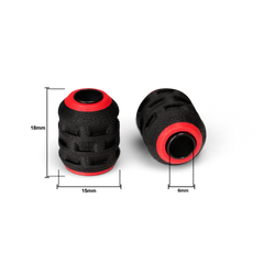 Carbon Fiber Infused Barrel Style Lanyard Beads for all your EDC Gear.