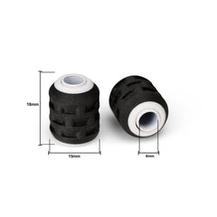 Carbon Fiber Infused Barrel Style Lanyard Beads for all your EDC Gear.