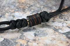 Cabon Fiber Helix EDC Lanyard Beads