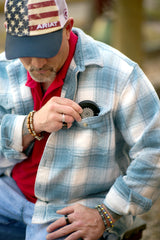 EDC Aluminum Modular Laser Engraved Pouch Container with carbon fiber carrying case