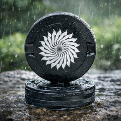 EDC Aluminum Modular Laser Engraved Pouch Container with carbon fiber carrying case