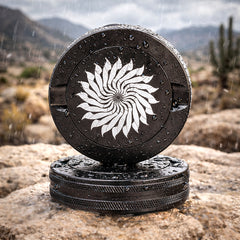 EDC Aluminum Modular Laser Engraved Pouch Container with carbon fiber carrying case