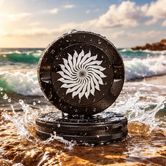 EDC Aluminum Modular Laser Engraved Pouch Container with carbon fiber carrying case