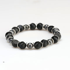 Texas Two-Tone Tilted Bead Bracelet