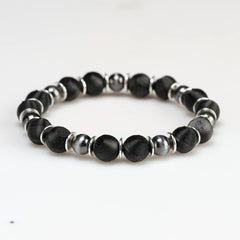 Texas Two-Tone Tilted Bead Bracelet